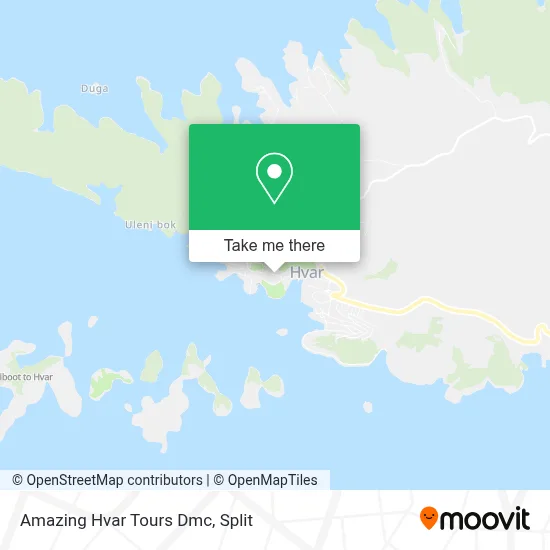 Amazing Hvar Tours Dmc map