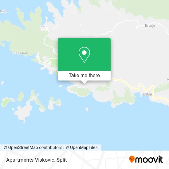 Apartments Viskovic map