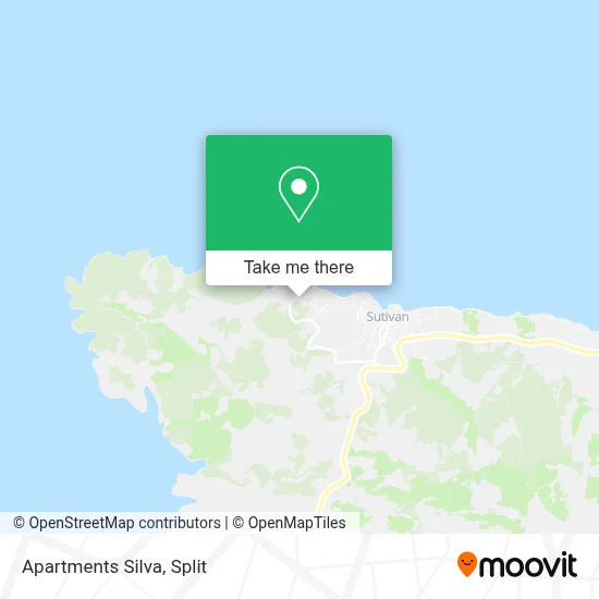 Apartments Silva map
