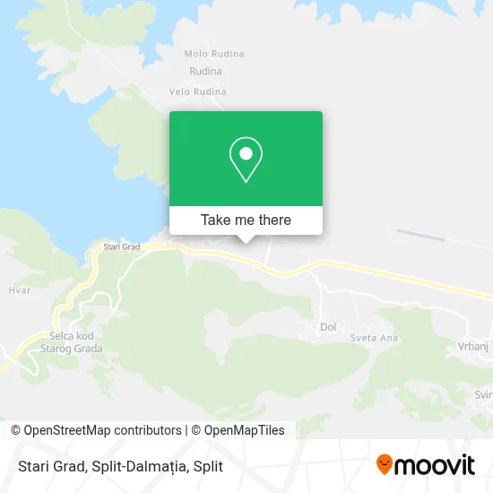 Stari Grad, Split-Dalmația map