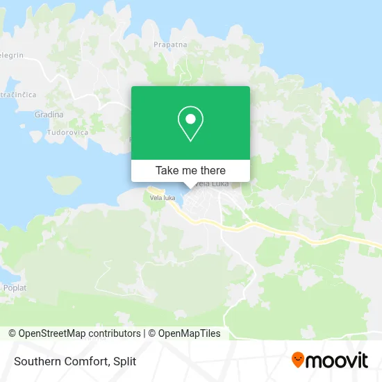 Southern Comfort map