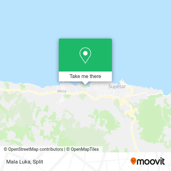 Mala Luka map