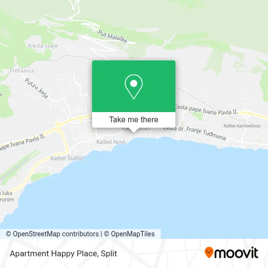 Apartment Happy Place map