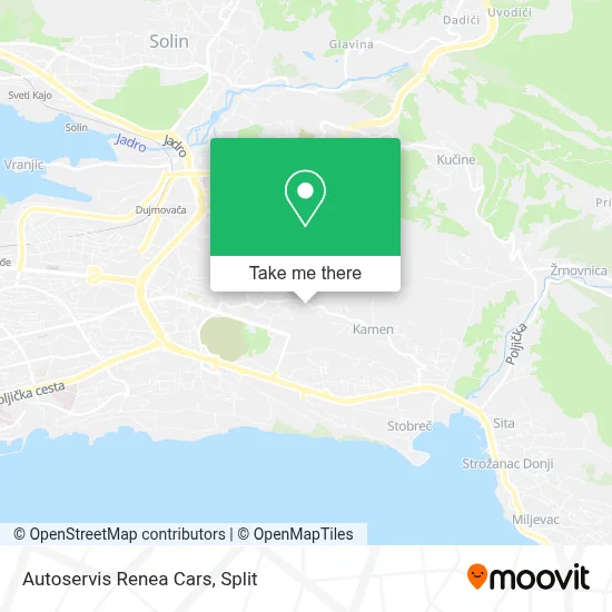 Autoservis Renea Cars map