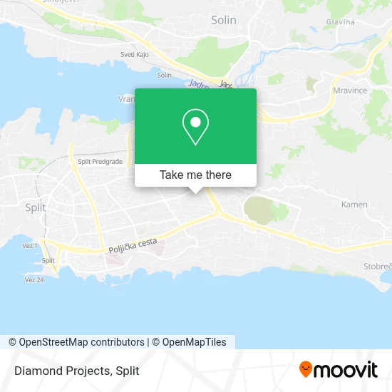 Diamond Projects map