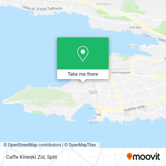 Caffe Kineski Zid map