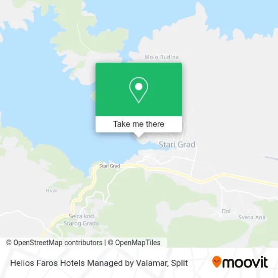 Helios Faros Hotels Managed by Valamar map