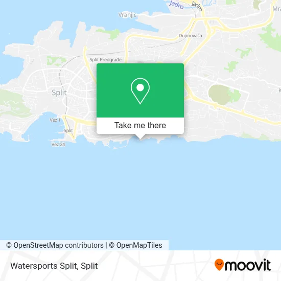 Watersports Split map