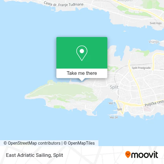 East Adriatic Sailing map