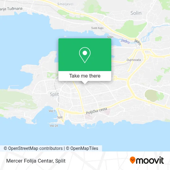 Mercer Folija Centar map