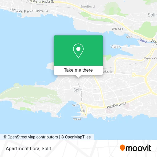 Apartment Lora map
