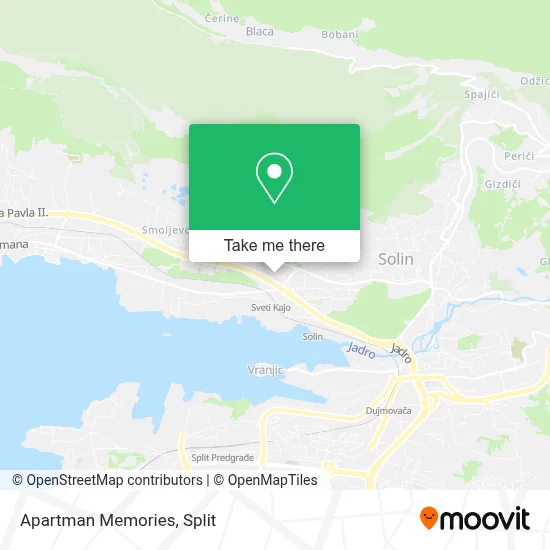 Apartman Memories map