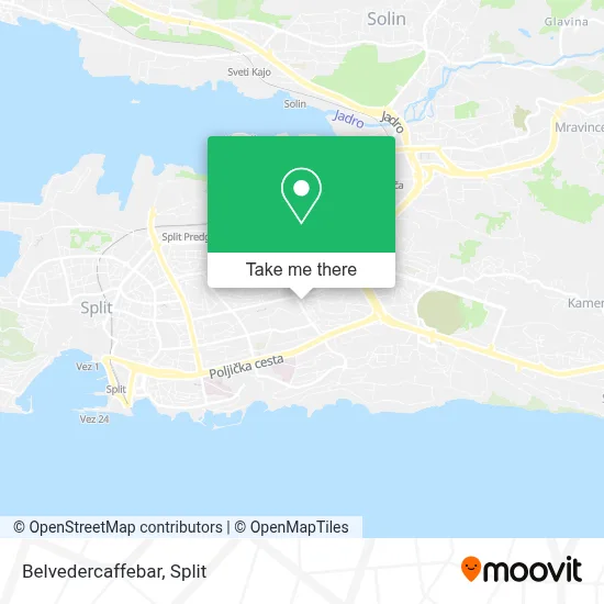 Belvedercaffebar map
