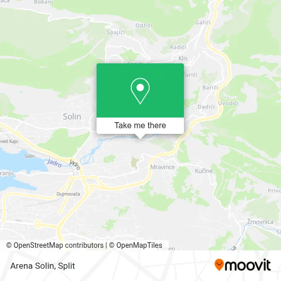 Arena Solin map
