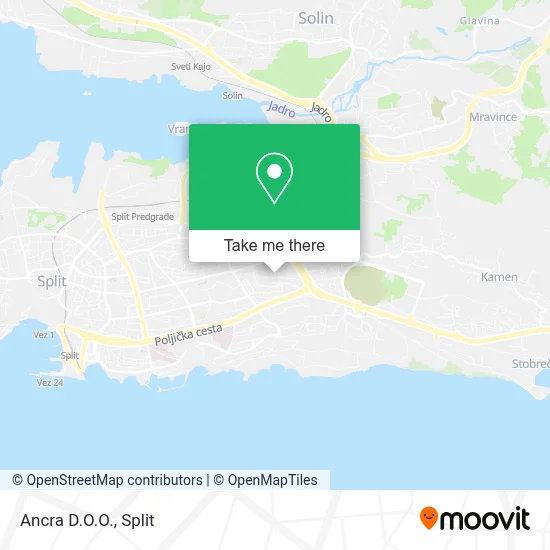 Ancra D.O.O. map