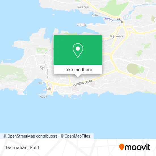 Dalmatian map