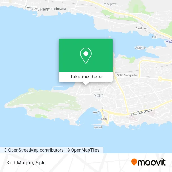 Kud Marjan map