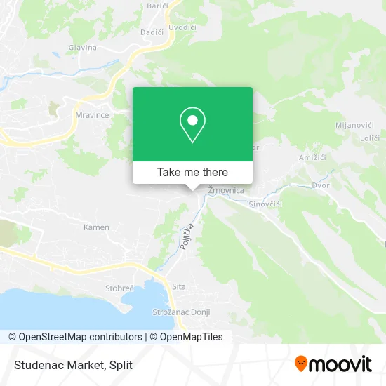Studenac Market map