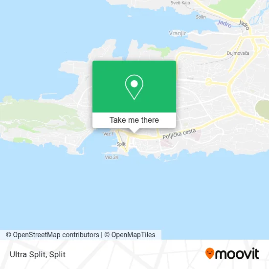 Ultra Split map