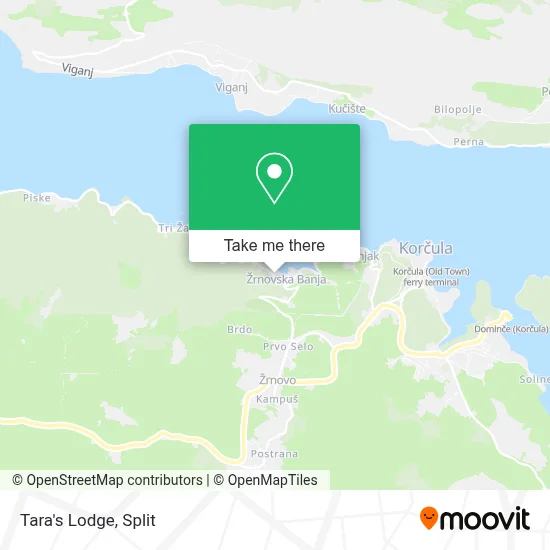 Tara's Lodge map