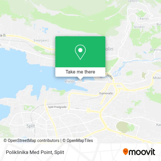 Poliklinika Med Point map