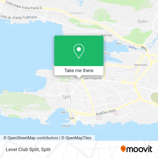 Level Club Split map