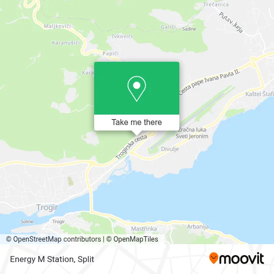 Energy M Station map