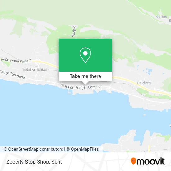 Zoocity Stop Shop map