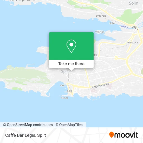 Caffe Bar Legis map