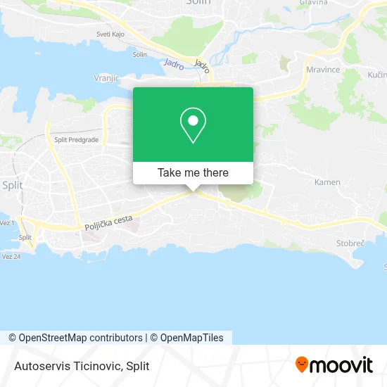 Autoservis Ticinovic map