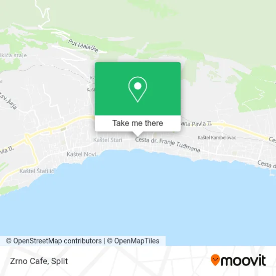 Zrno Cafe map