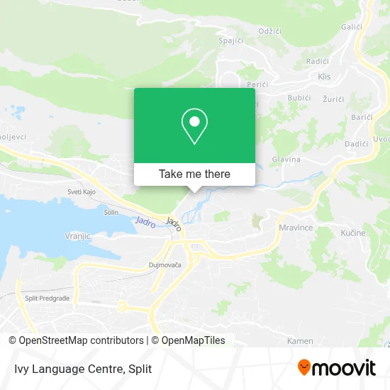 Ivy Language Centre map