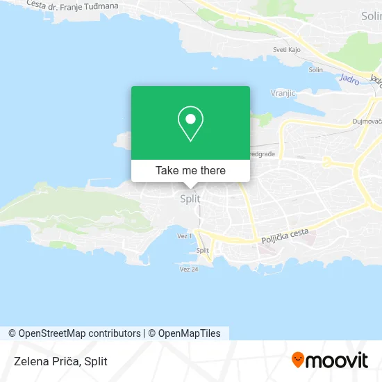 Zelena Priča map