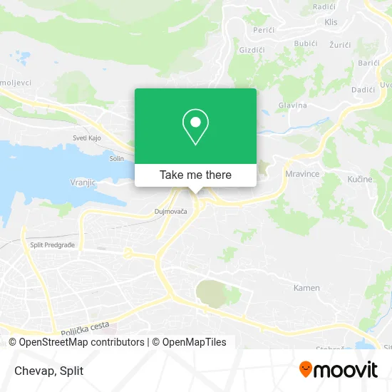 Chevap map