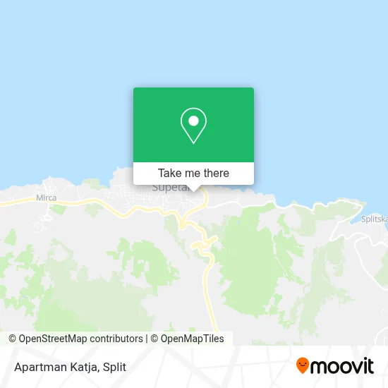 Apartman Katja map