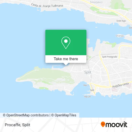 Procaffe map