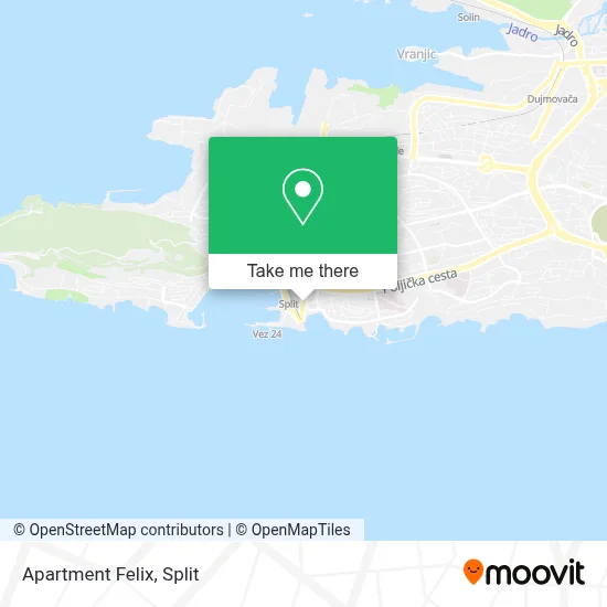 Apartment Felix map