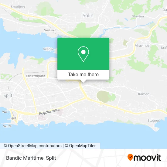 Bandic Maritime map