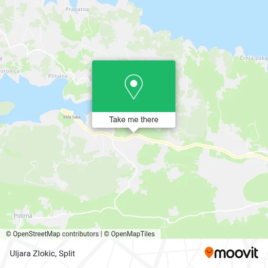 Uljara Zlokic map