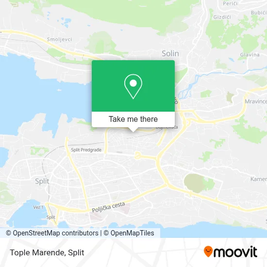 Tople Marende map