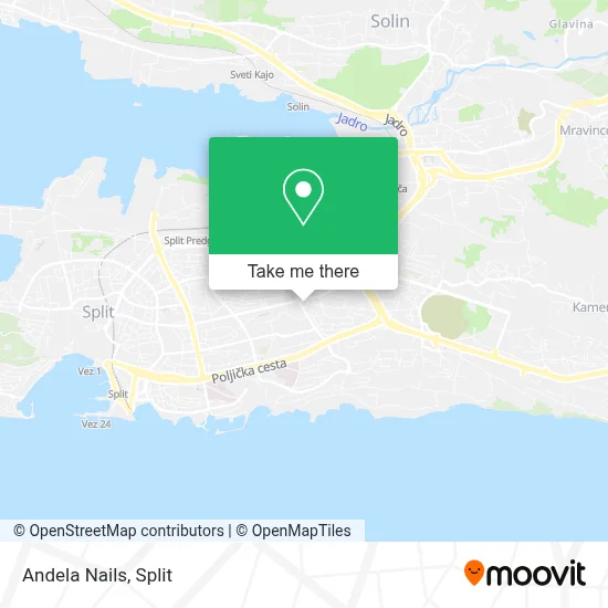 Andela Nails map