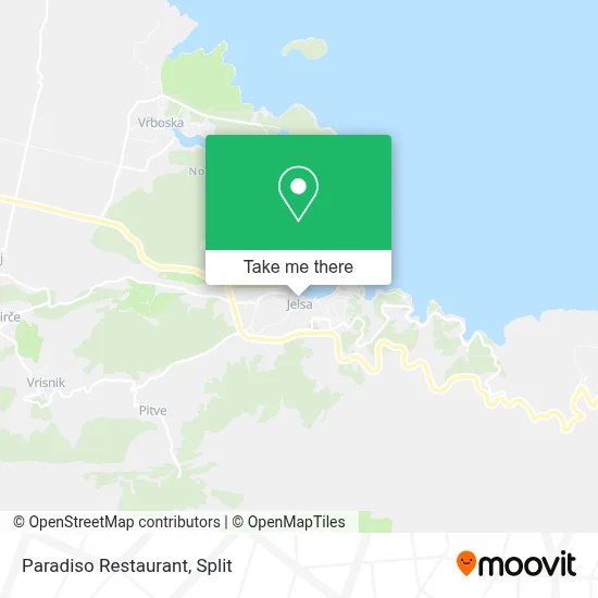 Paradiso Restaurant map