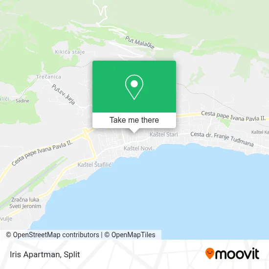 Iris Apartman map