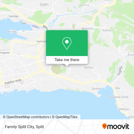 Family Split City map