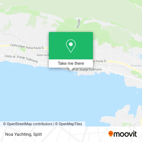 Noa Yachting map