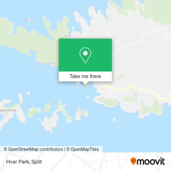 Hvar Park map