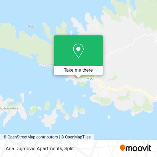 Ana Dujmovic Apartments map