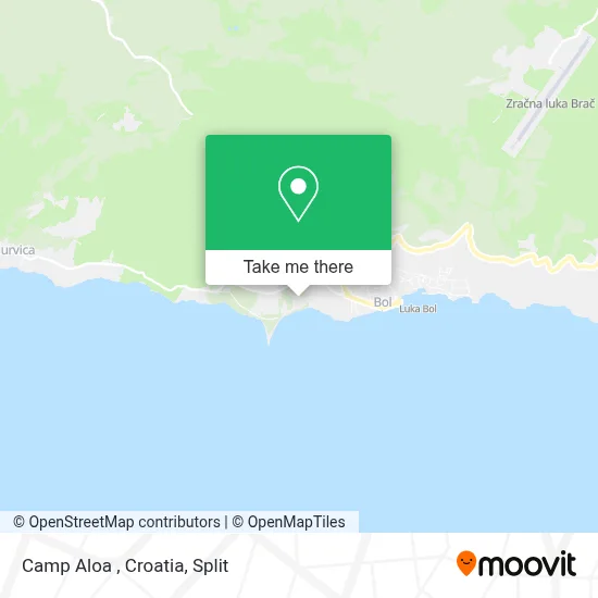 Camp Aloa , Croatia map
