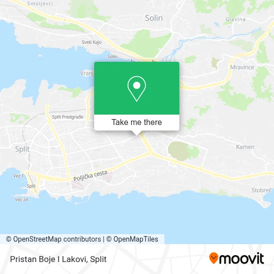 Pristan Boje I Lakovi map