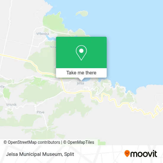 Jelsa Municipal Museum map